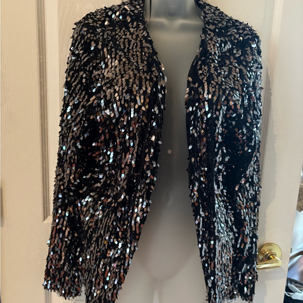 INC Sequined jacket.